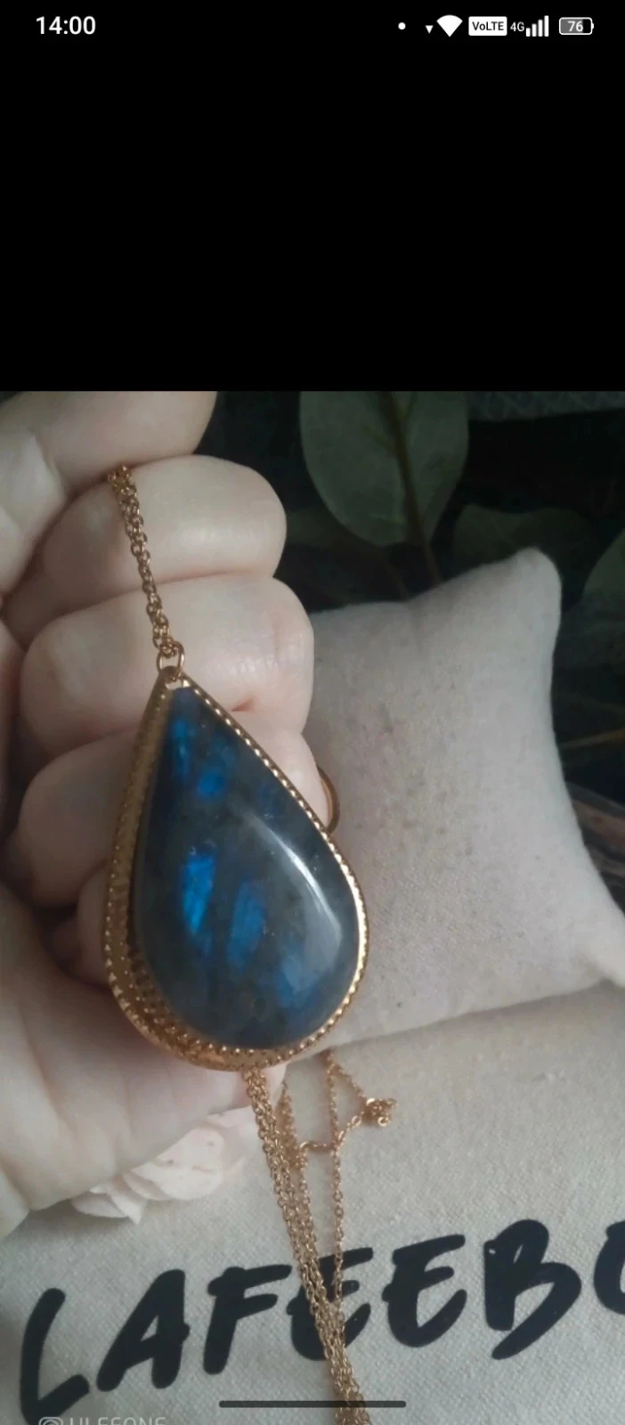 Collier bohème labradorite pierre de protection – photo 3